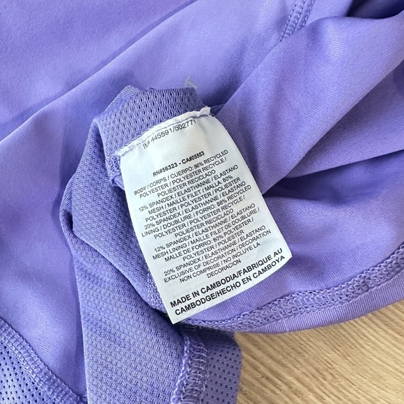 Nike Dri Fit Women’s JDI Elastic Strap Racerback Running Tank Top Lilac Sz M - Picture 10 of 10